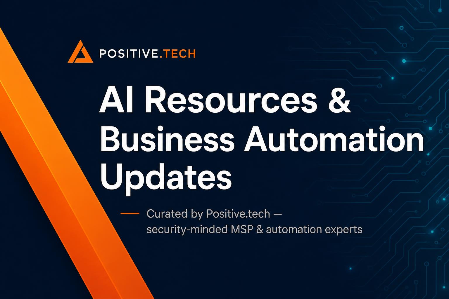Your Unfair AI Advantage | Positive Tech Solutions